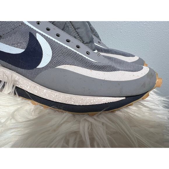 Nike Mens 10 LDWaffle DH3114 001 Sacai x Clot Cool Grey Green Size 10 No Laces
